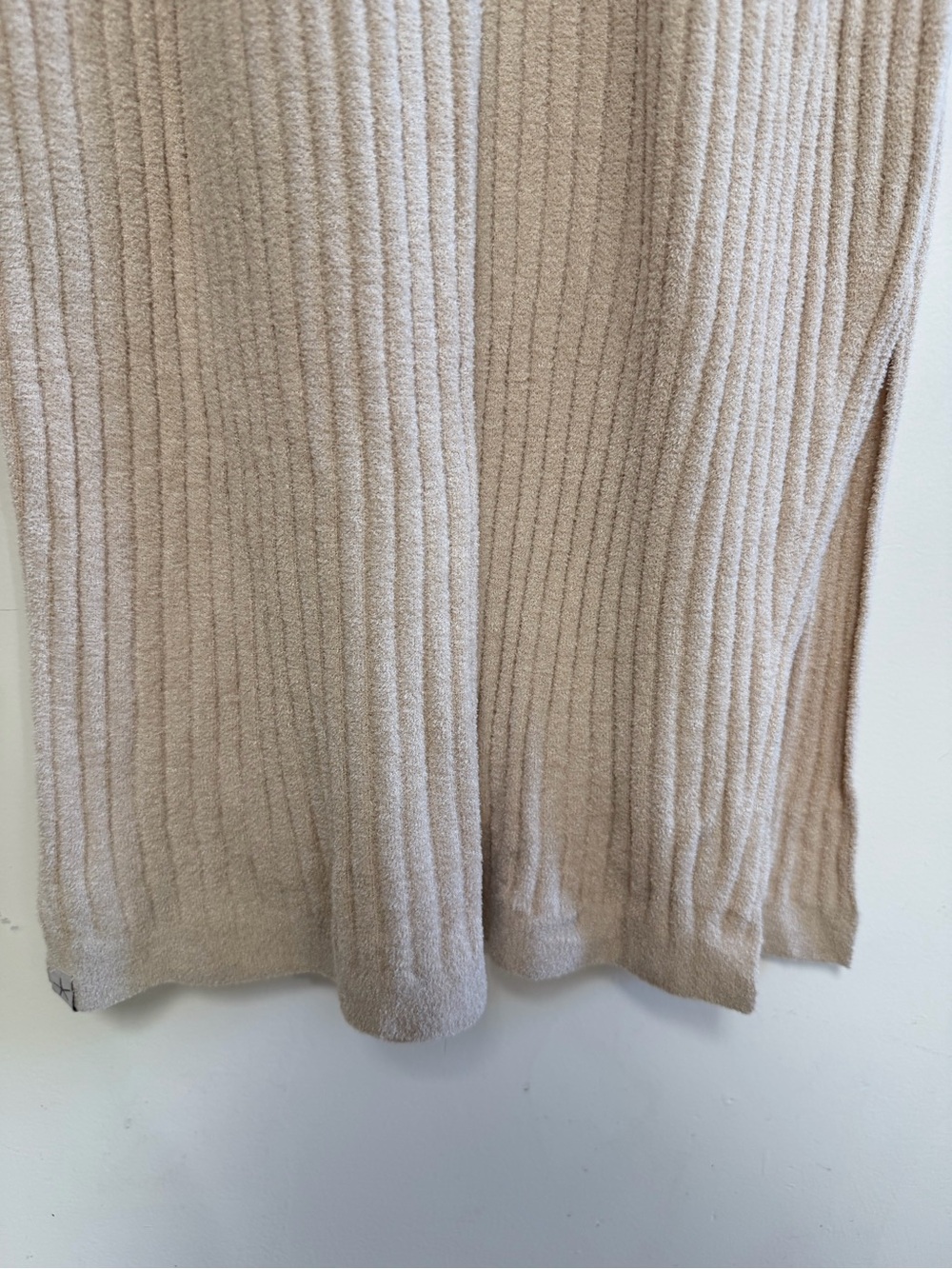 Barefoot Dreams CozyChic Ultra Lite Rib Midi Dress in Stone Medium NWT - Picture 7 of 11